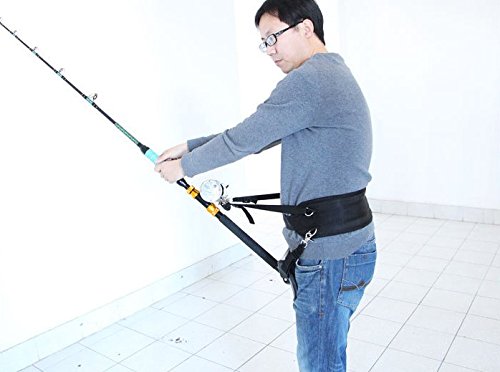 Signstek-Fishing-Boat-Rod-Holder-Fighting-Belt-with-Shoulder-Back-Harness Signstek-Fishing-Boat-Rod-Holder-Fighting-Belt-with-Shoulder-Back-Harness
