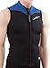 NeoSport Men's 2.5-mm XSPAN Vest (Black with Blue Trim, X-Large) - Water Sports, Diving & Snorkeling