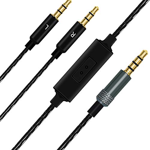 Headphone Extension Cords with Microphone Compatible Sol Republic Master Tracks HD Tracks HD2 Sol Republic V8/V10/12 Sol Republic X3 Headphone Replacement Headset Audio Cable Accessories