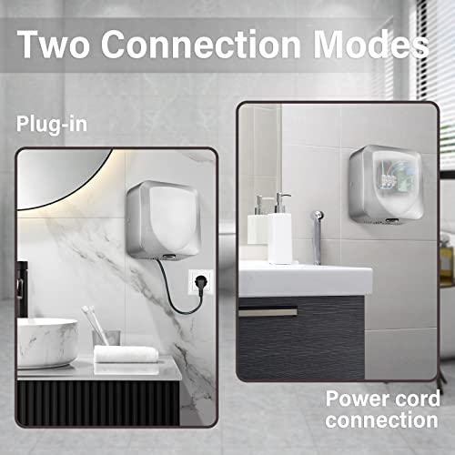 KINGWE Automatic Electric Hand Dryers for Bathrooms Commercial110V