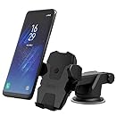 iOttie Easy One Touch Wireless Qi Standard Car Mount Charger for for iPhone X, 8/8 Plus, Samsung Galaxy S8, S7/S7 Edge, Note 8 5 &amp; Qi Enabled Devices