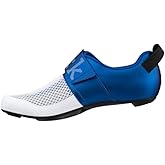 Fizik Transiro Hydra, Highly Breathable Triathlon Innovative Shoes, White/Metallic Blue, 5.5