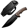 KCCEDGE BEST CUTLERY SOURCE Tactical Knife Hunting Knife Survival Knife 9" Full Tang Fixed Blade Knives Camping Accessories Camping Gear Survival Kit Survival Gear and Equipment Tactical Gear 80213