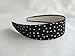 Black White Dots Headband