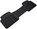 Amazon Basics 3-Piece Flexible Rubber Car Floor Mat, Black