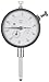 Mitutoyo"2416S" Dial Indicator, 4-48 UNF Thread, 0.375" Stem Dia,"Lug Back," White Dial, 0-100 Reading, 2.244" Dial Dia, 0-1" Range, 0.001" Graduation, -0.002" Accuracy primary