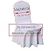 SheYang 100PCS Navy Stretch Chair Sashes Bows Elastic Chair Bands with Buckle Slider Sashes Bows for Wedding Hotel Banquet Birthday Party Decorations (100PCS, Navy Blue)