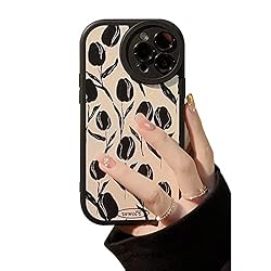 Fycyko Phone Case for iPhone Case Flower,Cute