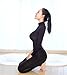 LOVER Womens Sexy Lingerie Double Zipper Long Sleeves, Black, Size One Size