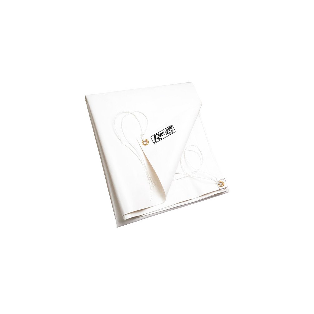 Ribiland PRB65004X05 PVC Tarpaulin, White, 4 x 5 m, 650 g