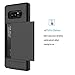 Galaxy Note 8 Case, Elegant Choise Hard Rubber Hybrid Bumper Armor Shockproof Protective Case Cover [Not Wallet] with Credit Card Slots Holder for Samsung Galaxy Note 8/SM-N950F / SM-N950U(Black)