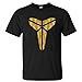 BMWW Men's Kobe Bryant Los Angeles Lakers The Black Mamba Logo MVP Player 24 T Shirt