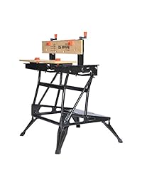Banco de trabajo portátil WM125 Workmate 125 de Black & Decker, con capacidad para 350 libras