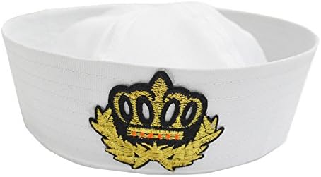 Geekbuzz Kids Sailor Captain Hat Fancy Dress Child Sailor Costume Hat Caps & Headwear for Sailing Nautical Party Cosplay(Crown)
