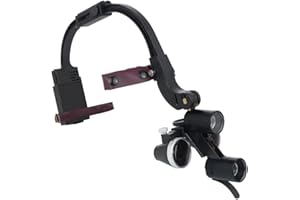 tinsay 5W Dental Headlight, LED Head Light for 3.5X Magnification Binocular Loupes Dentist Surgical Head Lamp Lab Equipment (3.5X Magnification)