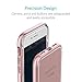 Anker iPhone 8 Case, iPhone 7 Case, Ice-Case Lite Clear Protective Slim Case Cover Soft TPU Back with Hard Bumper Frame and Enhanced Grip for Apple iPhone 8/7 [Support Wireless Charging] (Rose Gold)