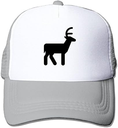 WUTAOO Deer Big Foam Mesh Truck Cap Mesh Back Adjustable Cap