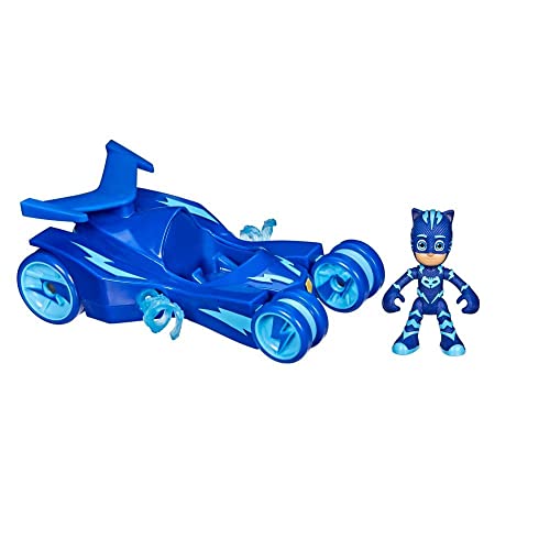 PJ Masks Catboy Deluxe Vehicle Preschool Toy, Cat-Car Toy with Catboy Action Figure for Kids Ages 3 and Up