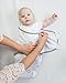 Amazing Baby Swaddle Blanket with Adjustable Wrap, Set of 3, Stars, Stripes and Starry Nite, Pastel Blue, Small