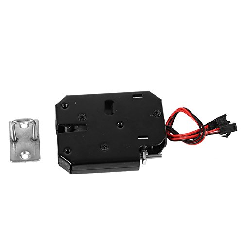 DC 12V Mini Electromagnetic Solenoid Lock Push Pull Type For Electirc Door Lock 6.6x4.3cm / 2.6x1.7in