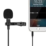 PLAY X STORE Mini Condenser Lapel Stereo Microphone