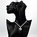 【Christmas Gift】Sterling Silver Plated Ruby Pendant Swarovski Elements Crystal Necklace for Women,18