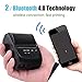 Wireless Bluetooth Receipt Thermal Printer, Portable Personal Bill Printer 2 Inches 58mm Mini USB POS Printer for Restaurant Sales Retail Compatible with Android/iOS/PC/Windows/Linux