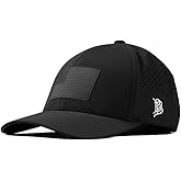 Branded Bills Old Glory Stealth PVC Curved Performance, Lightweight, Comfortable Baseball Cap
