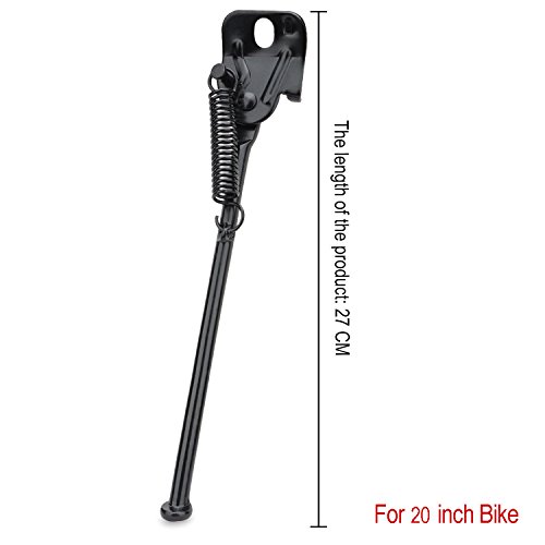 USONG Children's Bicycle Single-side Stand Folding Bicycle Bracket Children's 12" 14" 16" 18" 20" Bicycles Accessories Bike Racks Bikes Side Kickstand (20 inch)
