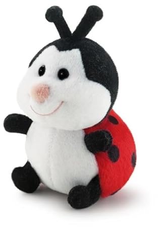 Trudi 52025 Mariquita Negro, Rojo, Color blanco juguete de peluche - juguetes de peluche