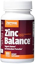 Jarrow Formulas Zinc Balance 15 mg, Supports Immune and Antioxidant Protection, 100 Caps