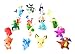 9pcs Pokemon Ball Poke Pokeball Figures Pop Toys Action Figure Pikachu Plus 24pcs Random Anime Figures