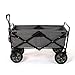 Mac Sports Collapsible Folding Steel Frame Outdoor Garden Camping Wagon, Gray