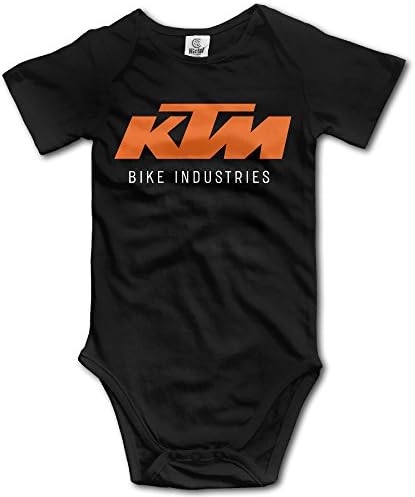 Unisex Baby Short Sleeve Ride Orange KTM Ken Roczen Onesies