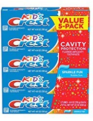 Crest Kid's Toothpaste, Sparkle Fun (4.6 oz, 5 pk.)
