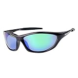 Bonmixc Polarized Sports Sunglasses for Men Women, Unbreakable Frame & 100% UV400 Blocking Lens with Glare Eliminating for Driving Riding Sports Outdoor Golf Everyday use