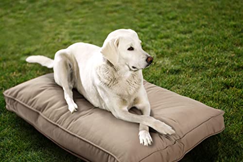 Sunbrella Double Sided Dog Bed for Indoor/Outdoor, Washable Cover & Chew Proof,…