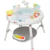 Skip Hop Baby Activity Center: Interactive Play Center with 3-Stage Grow-with-Me Functionality, 4mo+, Silver Lining Cloud