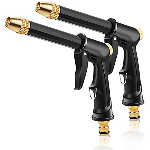 CYSJ Garden Hose Spray Gun 2pcs High pressure water gun, High Pressure Spray Nozzle for Plants Watering, Cleaning, Car Washing and Pets Showering