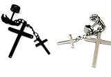 Bigbang G-Dragon Eardrop Ear Pendant Punk Double Cross Earrings (2 colors)