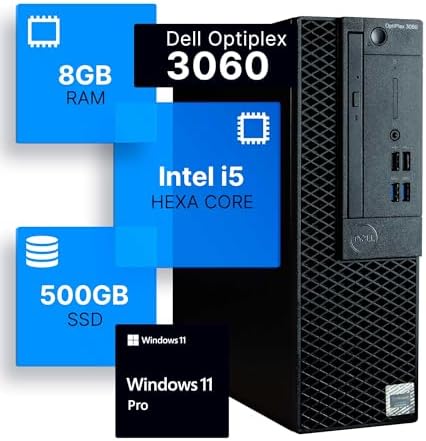 Amazon.com: Dell Optiplex 3060 Desktop Computer | Intel i5-8500 