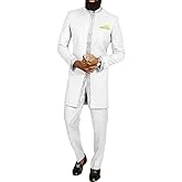 African Suit for Men Jacket and Trousers 2 Piece Set Dashiki Blazer with Kerchief Bazin Riche Kaftan Wedding Evening