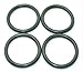 Probrother 4PCS BILLET BUMPER TRUNK QUICK RELEASE FASTENER KIT REPLACEMENT RUBBER O RING