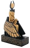 Gold Colored Isis with Child Statue