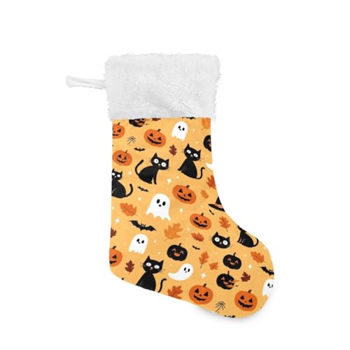 Caikeny Christmas Stockings Skull Pumpkin Black Cat Christmas… at Amazon
