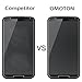 OMOTON Tempered Glass Screen Protector for Google Nexus 6, 6.0 Inch, 2 Pack