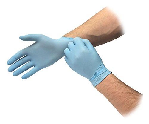 Yala W125S Nitrile Glove, Small, Blue (Pack of 100)