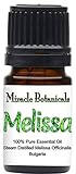 Miracle Botanicals Melissa (Lemonbalm) Essential Oil - 100% Pure Medicinal Grade Melissa Officinalis 5ml