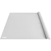 Extra Large Silicone Mat Kitchen Counter Heat Resistant Table Mat 36" x 24" | Place Mats, Countertop Protector , Thick Placemats Washable Silicone Mats for Kitchen Counter Dining Table Mat , Grey , Sapid