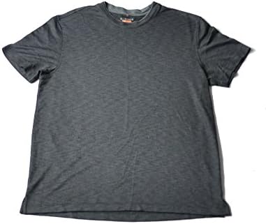Van Heusen Mens Soft Stretch Dry Fit Dark Grey T-Shirt Medium